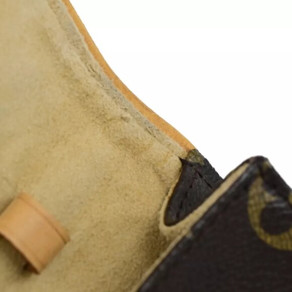 LOUIS VUITTON Pochette Twin GM 2Way Shoulder Bag Monogram Brown - Picture 9 of 14